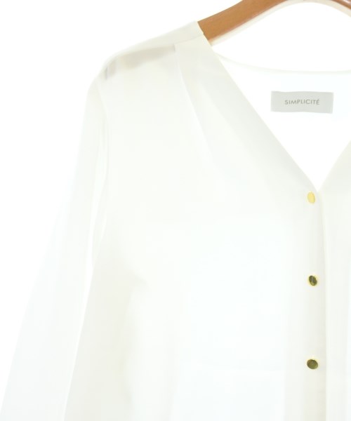 Simplicite（シンプリシテ）ブラウス 白 サイズ:F レディース/2200617155133