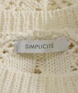 Simplicite（シンプリシテ）ニット・セーター 白 サイズ:F レディース/2200617370116
