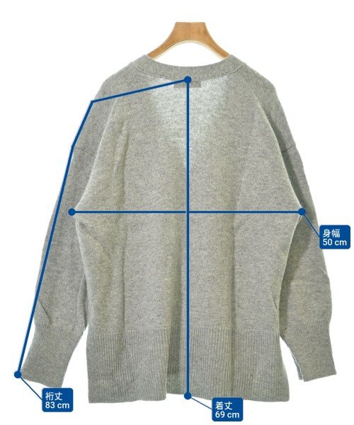 Simplicite（シンプリシテ）カーディガン グレー サイズ:F レディース/2200619098117