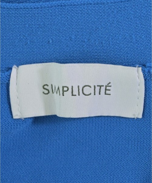 Simplicite（シンプリシテ）カーディガン 青 サイズ:F レディース/2200607716054