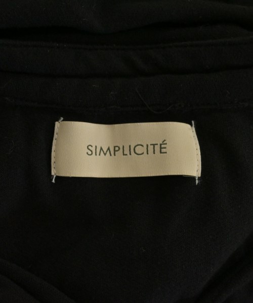 Simplicite（シンプリシテ）ワンピース 黒 サイズ:F レディース/2200607704082
