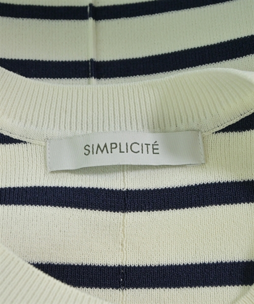 Simplicite（シンプリシテ）ニット・セーター 白 サイズ:F レディース/2200609781043