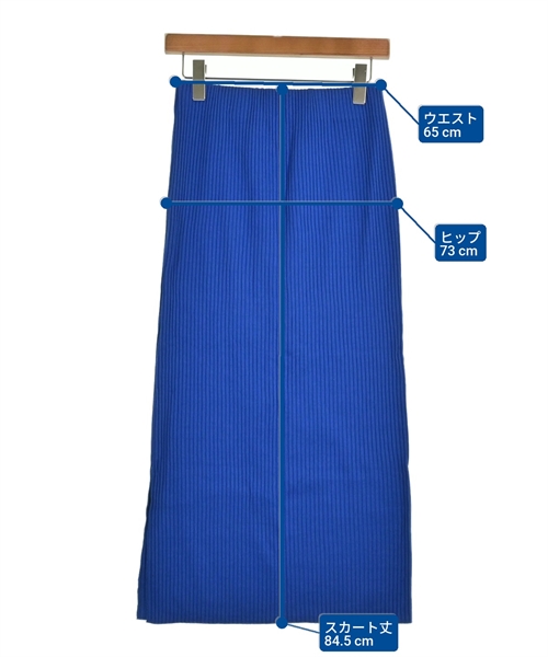 Simplicite（シンプリシテ）ロング・マキシ丈スカート 青 サイズ:F レディース/2200610350061
