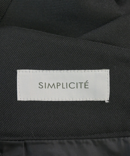 Simplicite（シンプリシテ）オールインワン/サロペット 黒 サイズ:F レディース/2200610350092