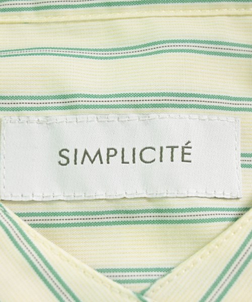 Simplicite（シンプリシテ）ワンピース 黄 サイズ:F レディース/2200606701051
