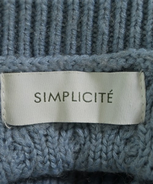 Simplicite（シンプリシテ）ニット・セーター 青 サイズ:-(M位) レディース/2200609553015