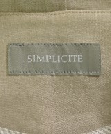 Simplicite（シンプリシテ）ノーカラージャケット ベージュ サイズ:M レディース/2200607955026
