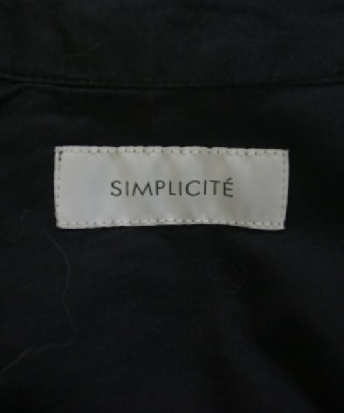 Simplicite（シンプリシテ）カジュアルシャツ 黒 サイズ:F レディース/2200615683027