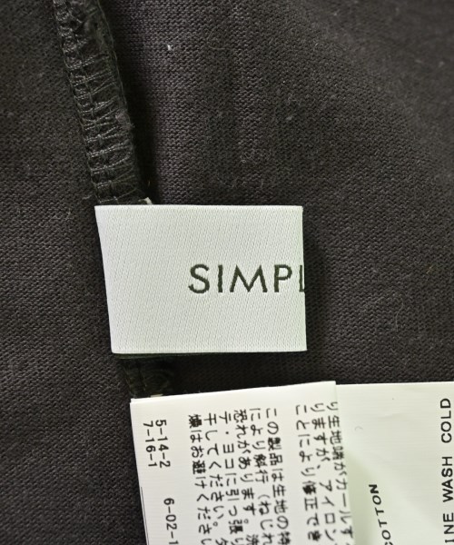 Simplicite（シンプリシテ）Tシャツ・カットソー 茶 サイズ:F レディース/2200616454022