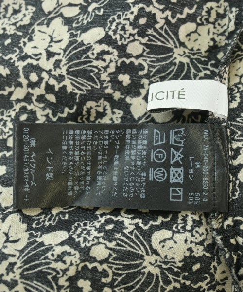 Simplicite（シンプリシテ）シャツワンピース 黒 サイズ:F レディース/2200613675024