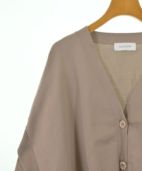 Simplicite（シンプリシテ）カーディガン ベージュ サイズ:F レディース/2200603492181