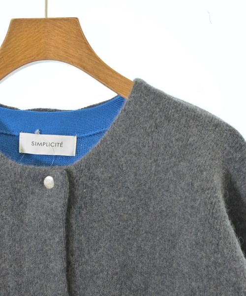 Simplicite（シンプリシテ）カーディガン グレー サイズ:F レディース/2200610926105