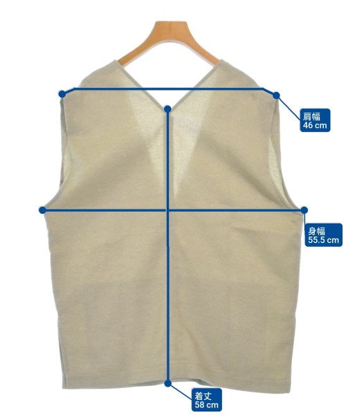 Simplicite（シンプリシテ）ベスト ベージュ サイズ:F レディース/2200610926198