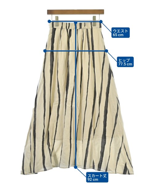 Simplicite（シンプリシテ）ロング・マキシ丈スカート 白 サイズ:-(S位) レディース/2200619377014