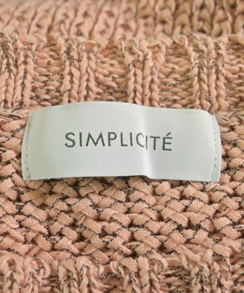 Simplicite（シンプリシテ）ニット・セーター ピンク サイズ:F レディース/2200611020352