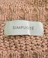 Simplicite（シンプリシテ）ニット・セーター ピンク サイズ:F レディース/2200611020352