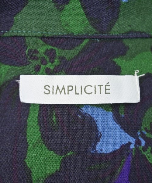Simplicite（シンプリシテ）カジュアルシャツ 緑 サイズ:F レディース/2200604908049