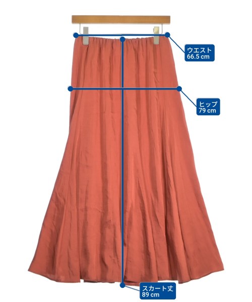Simplicite（シンプリシテ）ロング・マキシ丈スカート オレンジ サイズ:-(S位) レディース/2200668077040