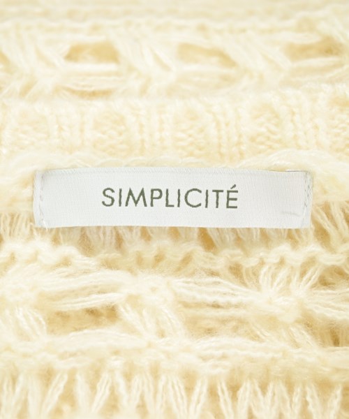 Simplicite（シンプリシテ）ニット・セーター 白 サイズ:F レディース/2200665092039