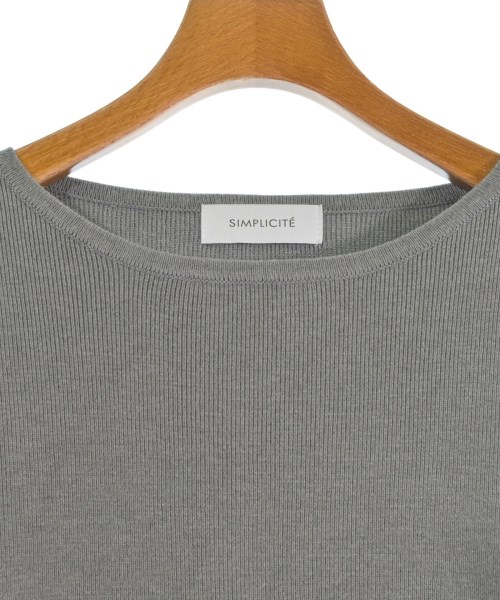Simplicite（シンプリシテ）ニット・セーター グレー サイズ:F レディース/2200669473377