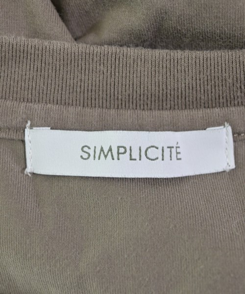 Simplicite（シンプリシテ）Tシャツ・カットソー グレー サイズ:F レディース/2200670780181