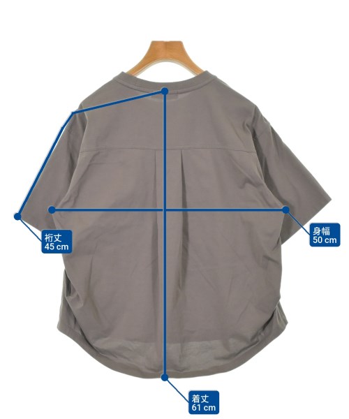 Simplicite（シンプリシテ）Tシャツ・カットソー グレー サイズ:F レディース/2200670780181