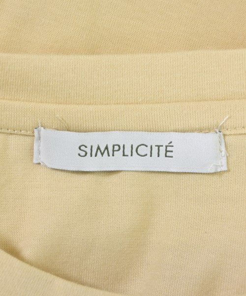 Simplicite（シンプリシテ）Tシャツ・カットソー ベージュ サイズ:F レディース/2200671680084