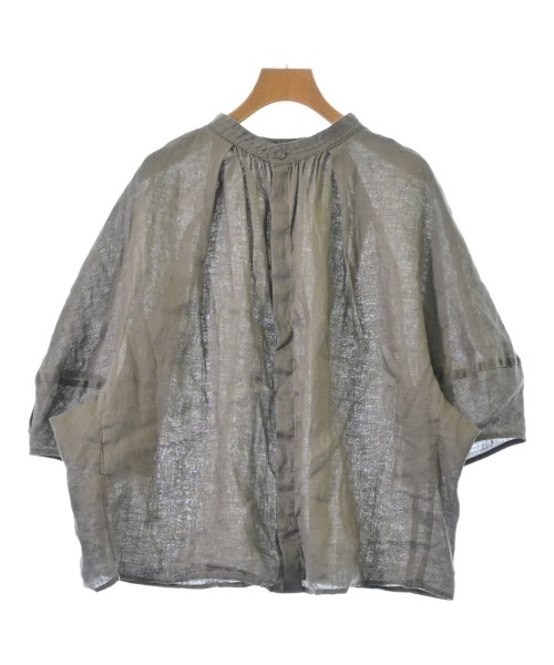 Simplicite(シンプリシテ)ブラウス 茶 サイズ:F/2200669432176