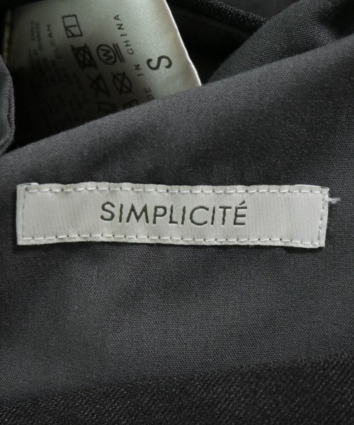 Simplicite（シンプリシテ）ロング・マキシ丈スカート 黒 サイズ:S レディース/2200667822016
