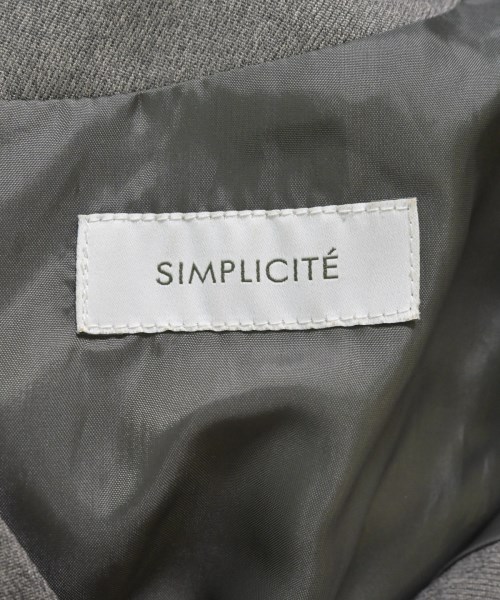 Simplicite（シンプリシテ）ワンピース グレー サイズ:-(L位) レディース/2200671340032