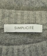 Simplicite（シンプリシテ）ニット・セーター グレー サイズ:F レディース/2200672689048