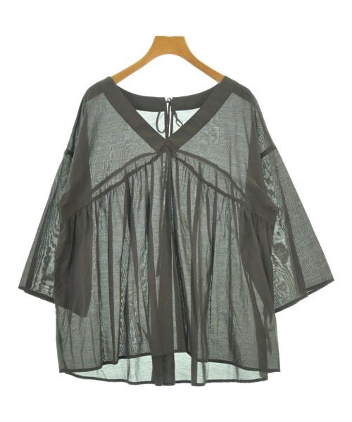 Simplicite(シンプリシテ)ブラウス 茶 サイズ:F/2200672689147