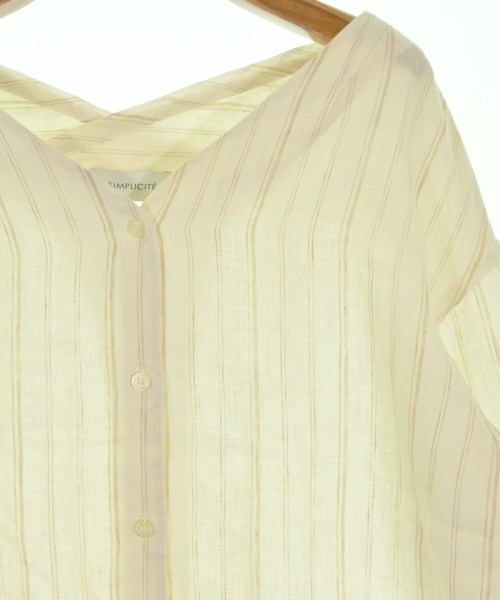Simplicite（シンプリシテ）カジュアルシャツ 白 サイズ:F レディース/2200672689161