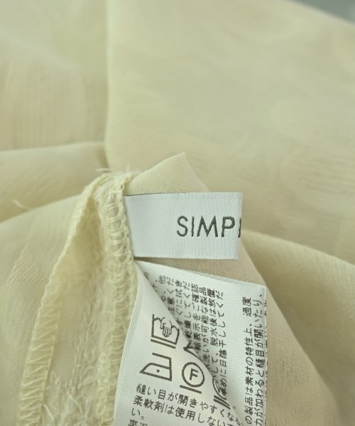 Simplicite（シンプリシテ）ブラウス 白 サイズ:F レディース/2200675773010