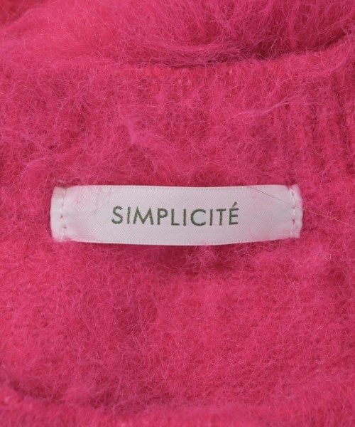 Simplicite（シンプリシテ）カーディガン ピンク サイズ:F レディース/2200672424052