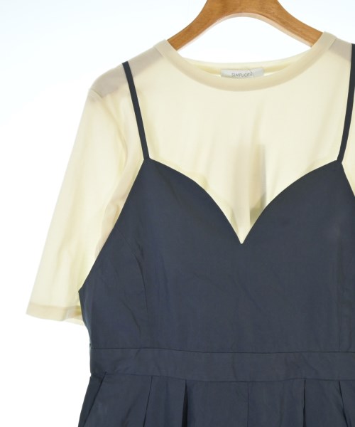 Simplicite（シンプリシテ）オールインワン/サロペット 紺 サイズ:F レディース/2200675516037
