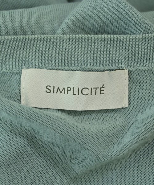 Simplicite（シンプリシテ）カーディガン 青 サイズ:F レディース/2200670974047