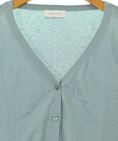 Simplicite（シンプリシテ）カーディガン 青 サイズ:F レディース/2200670974047