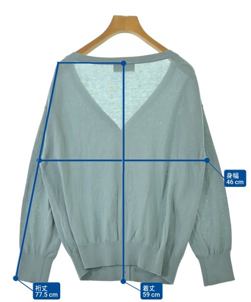 Simplicite（シンプリシテ）カーディガン 青 サイズ:F レディース/2200670974047