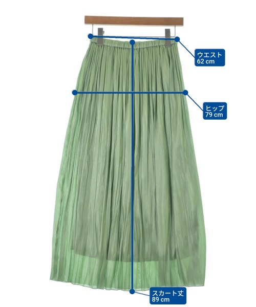 Simplicite（シンプリシテ）ロング・マキシ丈スカート 緑 サイズ:F レディース/2200678083024