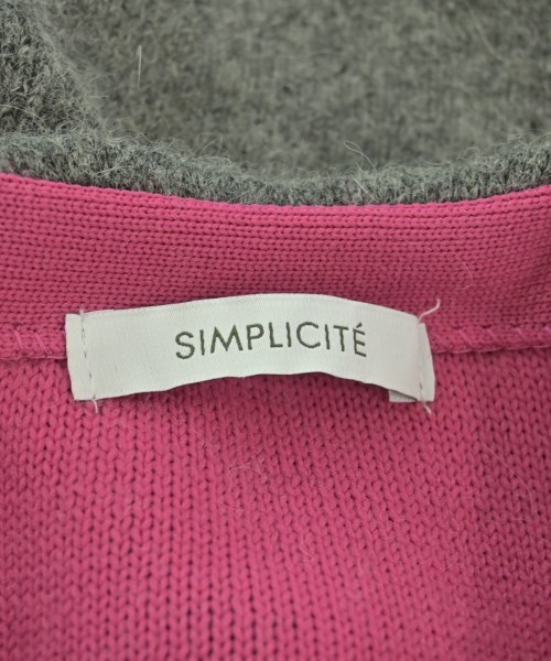 Simplicite（シンプリシテ）カーディガン グレー サイズ:-(M位) レディース/2200676585018