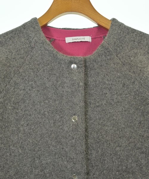 Simplicite（シンプリシテ）カーディガン グレー サイズ:-(M位) レディース/2200676585018