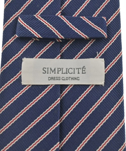 Simplicite（シンプリシテ）ネクタイ 紺 サイズ:- メンズ/2200678417102