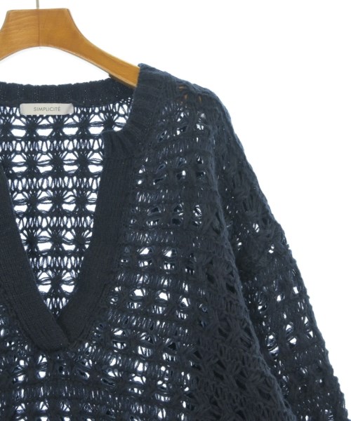 Simplicite（シンプリシテ）ニット・セーター 紺 サイズ:F レディース/2200674609051