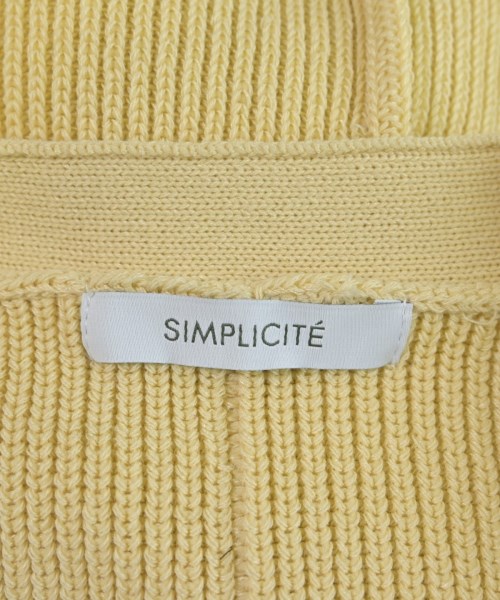 Simplicite（シンプリシテ）カーディガン 黄 サイズ:-(XL位) メンズ/2200676405040