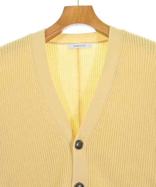 Simplicite（シンプリシテ）カーディガン 黄 サイズ:-(XL位) メンズ/2200676405040
