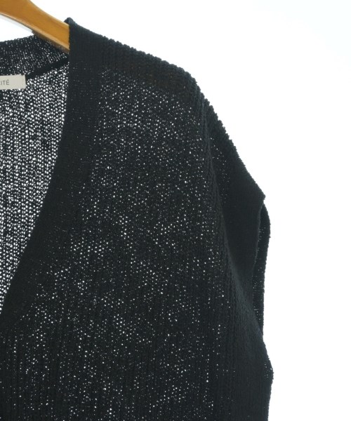 Simplicite（シンプリシテ）ベスト 黒 サイズ:F レディース/2200676445046