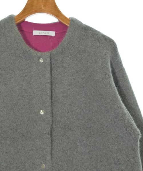 Simplicite（シンプリシテ）カーディガン グレー サイズ:F レディース/2200676598018