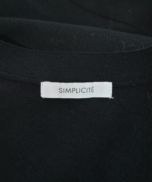 Simplicite（シンプリシテ）カーディガン 黒 サイズ:F レディース/2200676736045