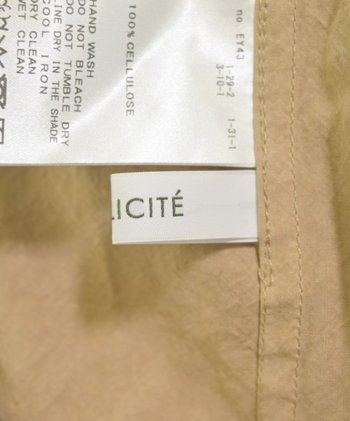 Simplicite（シンプリシテ）カジュアルシャツ ベージュ サイズ:F レディース/2200680167057
